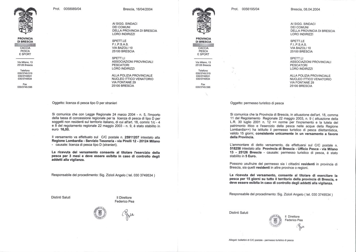 Licenza Di Pesca Tipo A bodardner